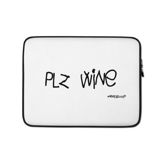 Plz Wine Laptop Sleeve