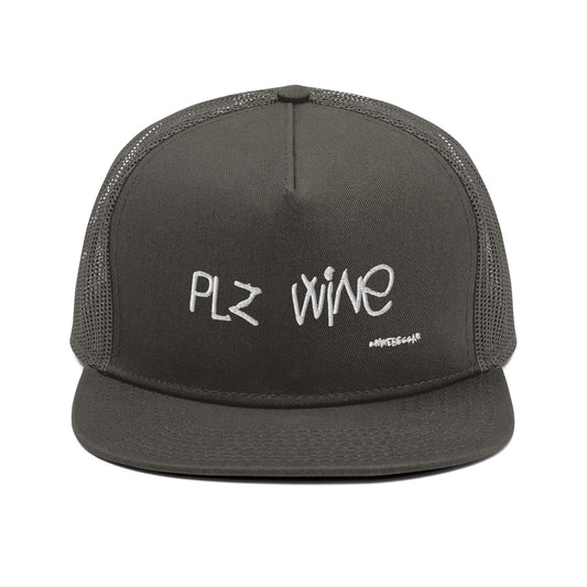 Plz Wine Mesh Back Snapback