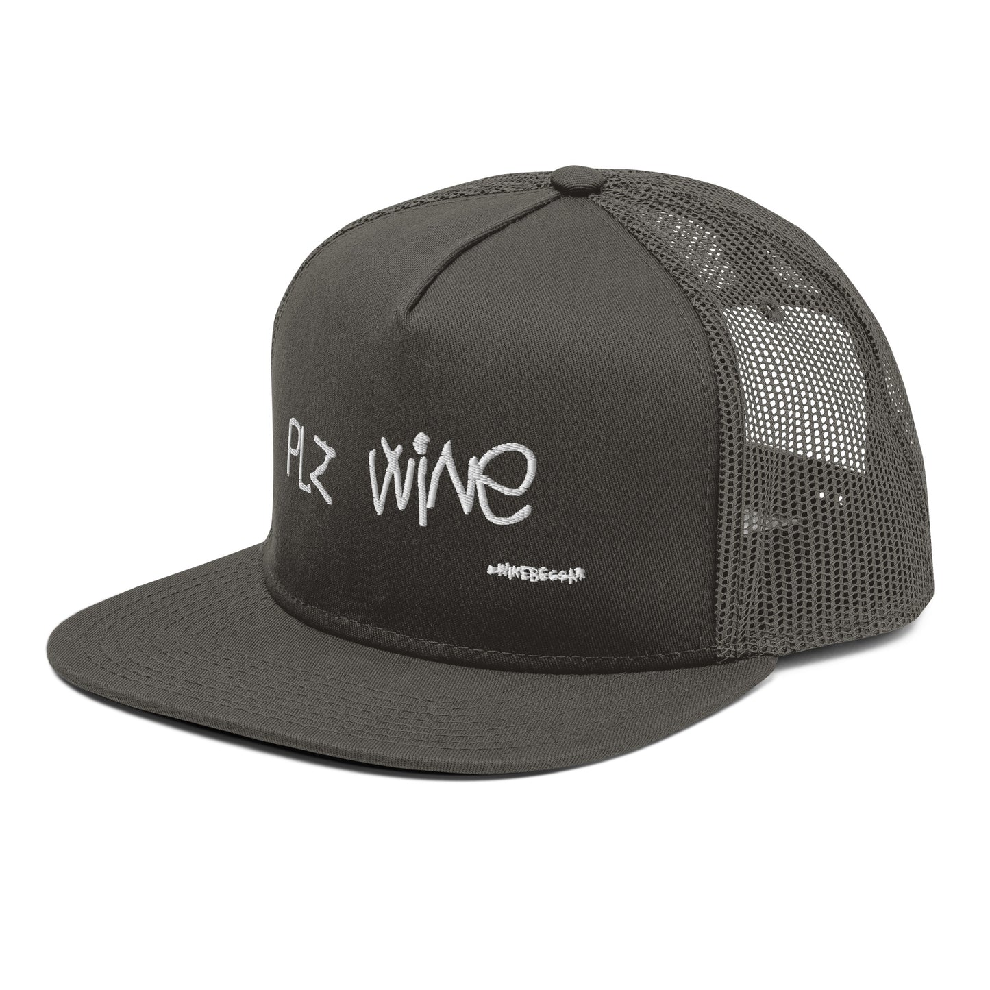 Plz Wine Mesh Back Snapback