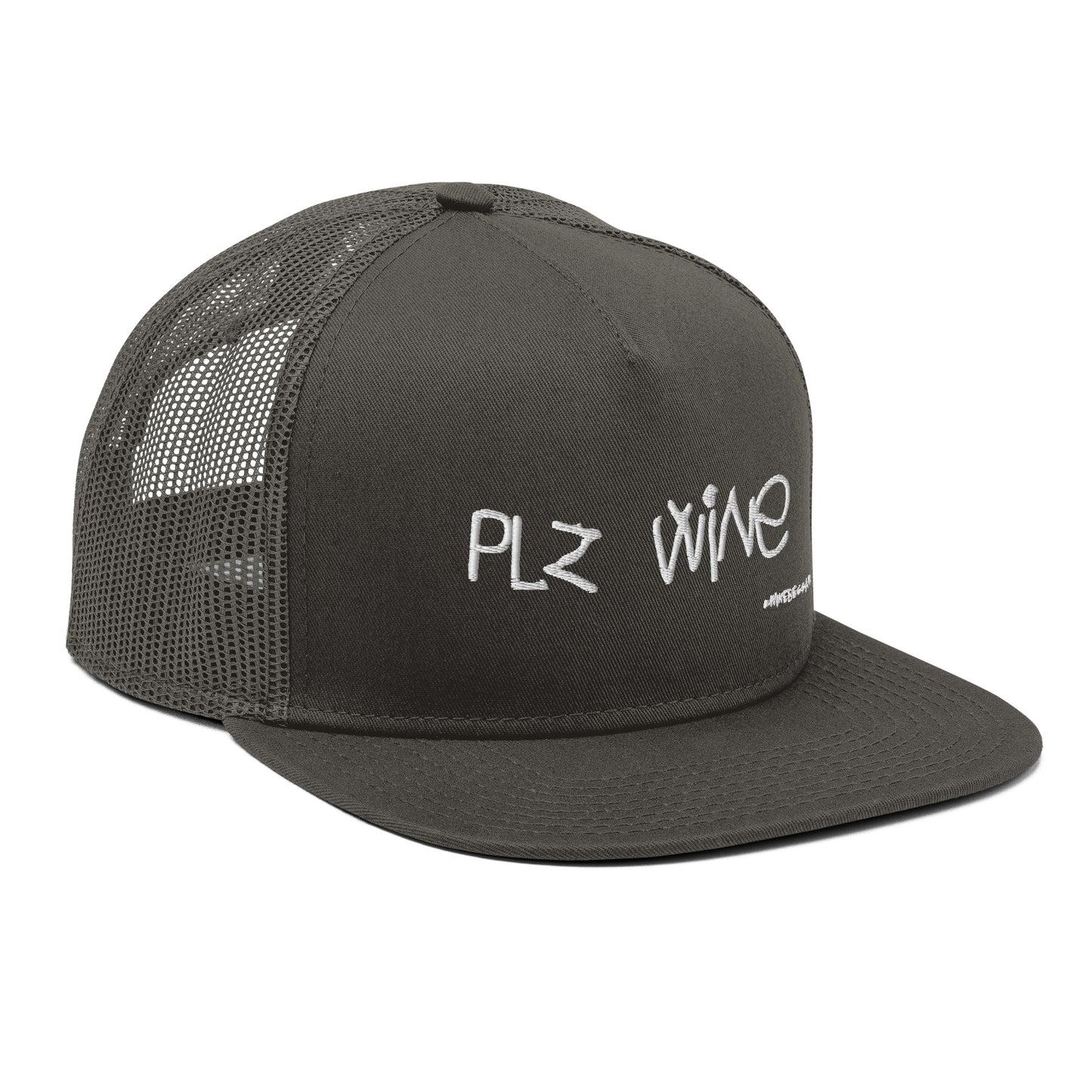 Plz Wine Mesh Back Snapback